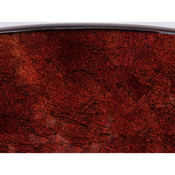 Eden Bath EB_GS09 Red Copper Reflections Bathroom Glass Vessel Sink