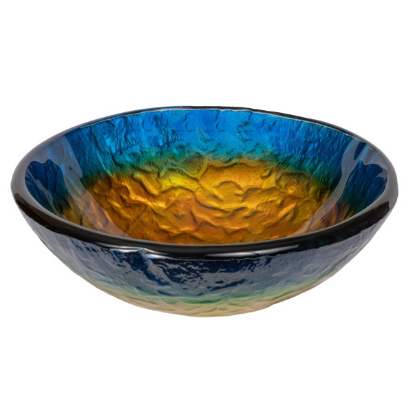 Eden Bath EB_GS17 Bathroom True Planet Tempered Glass Sink Bowl