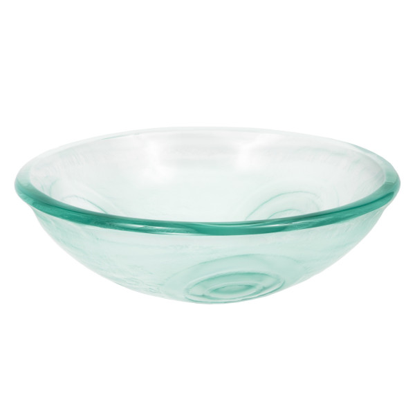 Eden Bath EB_GS21 Bathroom Clear Swirls Tempered Glass Vessel Sink