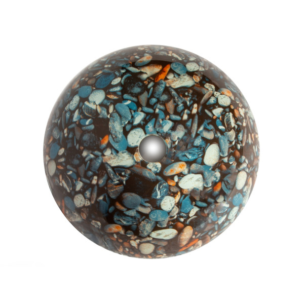 Eden Bath EB_GS24 Natural Pebble Pattern Tempered Glass Vessel Sink