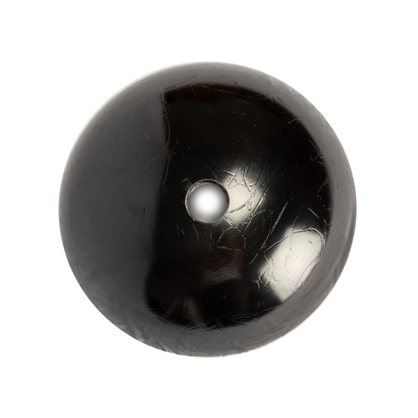 Eden Bath EB_GS65 Black and Silver Streamers Round Glass Vessel Sink