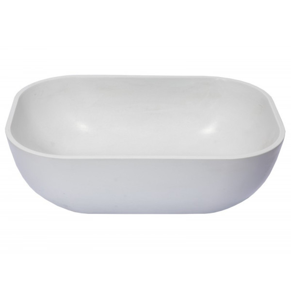 Eden Bath EB_N010 Rounded Corners Rectangular Concrete Vessel Sink