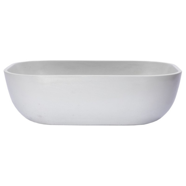 Eden Bath EB_N010 Rounded Corners Rectangular Concrete Vessel Sink