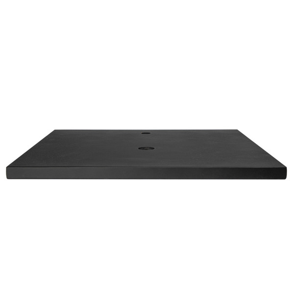 Eden Bath EB_N2522CB 25-in x 22-in Concrete Vanity Top + Backsplash - Charcoal