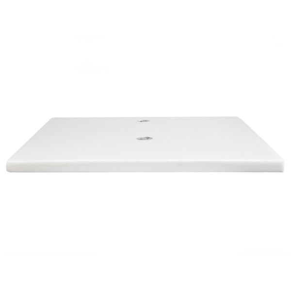 Eden Bath EB_N2522WH 25-in x 22-in Concrete Vanity Top with Backsplash - White