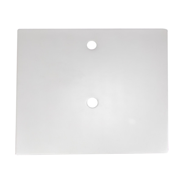 Eden Bath EB_N2522WH 25-in x 22-in Concrete Vanity Top with Backsplash - White