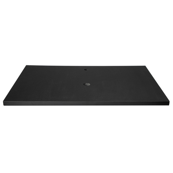 Eden Bath EB_N3722CB 37-in x 22-in Concrete Vanity Top + Backsplash - Charcoal