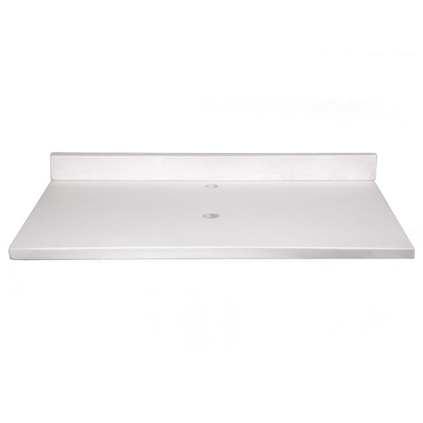 Eden Bath EB_N3722CB 37-in x 22-in Concrete Vanity Top + Backsplash - Charcoal