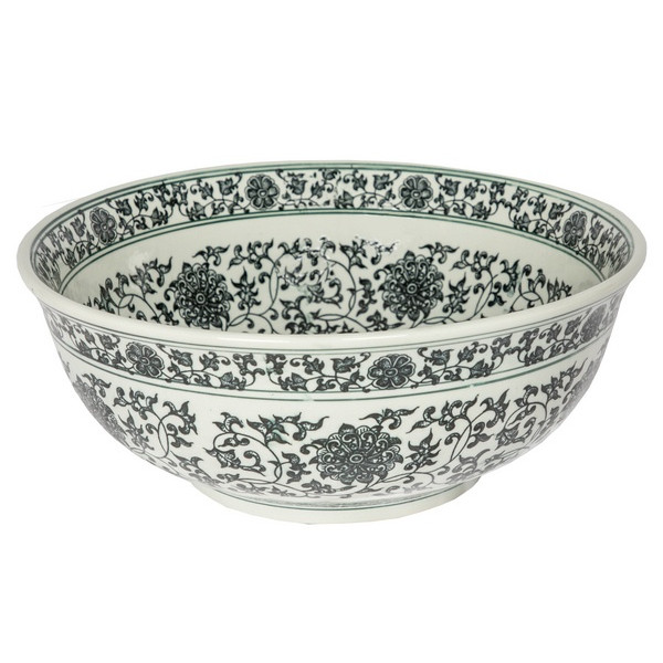 Eden Bath EB_PS06 Ming Dynasty Decorative Porcelain Sink in Black