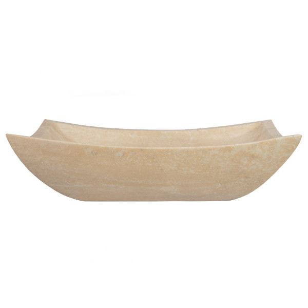 Eden Bath EB_S011BT-P Deep Zen Bathroom Stone Vessel Sink - Travertine