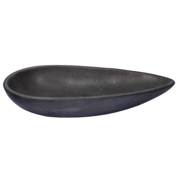 Eden Bath EB_S024LS-H Pod Shaped Vessel Sink - Honed Lava Stone