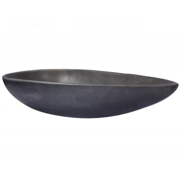 Eden Bath EB_S024LS-H Pod Shaped Vessel Sink - Honed Lava Stone