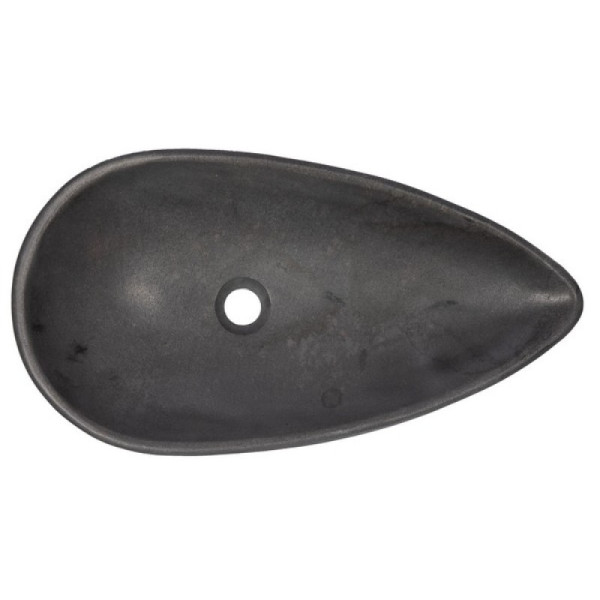 Eden Bath EB_S024LS-H Pod Shaped Vessel Sink - Honed Lava Stone