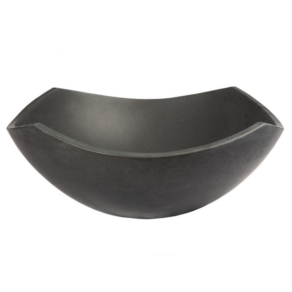 Eden Bath EB_S027LS-H Arched Edges Bowl Sink - Honed Lava Stone