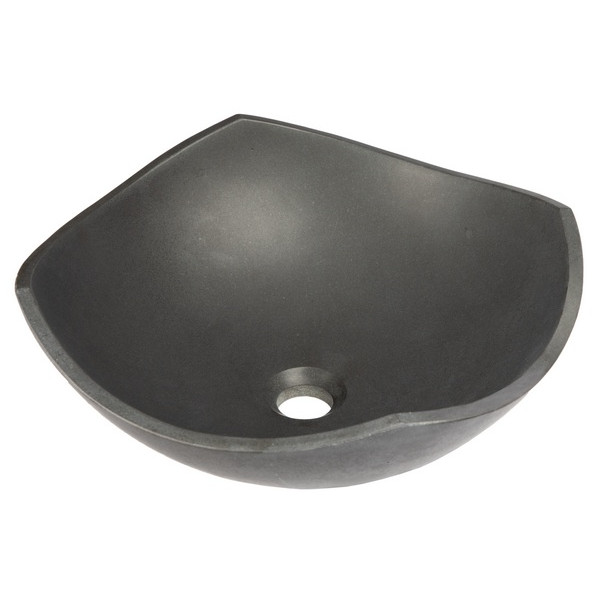 Eden Bath EB_S027LS-H Arched Edges Bowl Sink - Honed Lava Stone