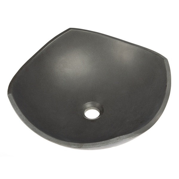 Eden Bath EB_S027LS-H Arched Edges Bowl Sink - Honed Lava Stone