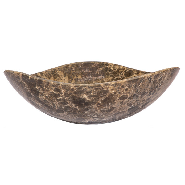 Eden Bath EB_S032DE-H Dark Emperador Marble Freeform Vessel Sink