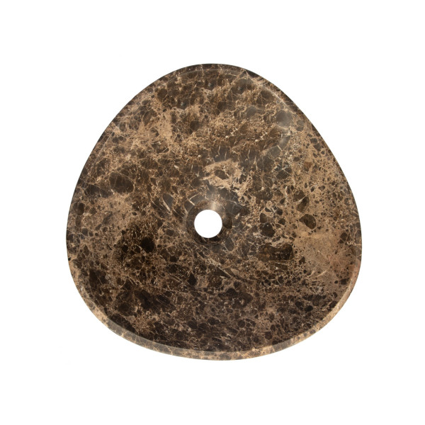 Eden Bath EB_S032DE-H Dark Emperador Marble Freeform Vessel Sink