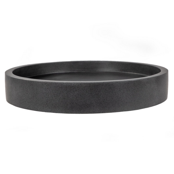 Eden Bath EB_S045LS-H Low Round Lava Stone Vessel Sink