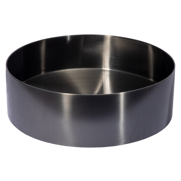 Eden Bath EB_SS001 Round 15-in Stainless Steel Vessel Sink with Drain