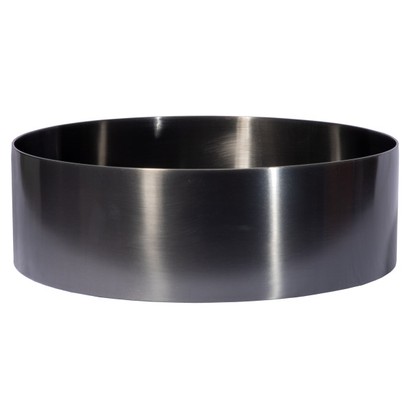 Eden Bath EB_SS001 Round 15-in Stainless Steel Vessel Sink with Drain