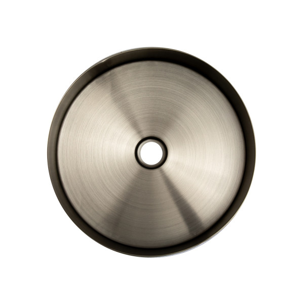 Eden Bath EB_SS001 Round 15-in Stainless Steel Vessel Sink with Drain