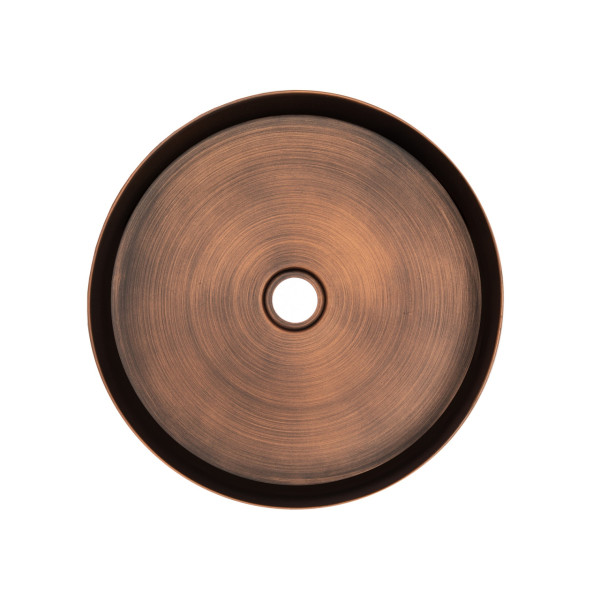 Eden Bath EB_SS001 Round 15-in Stainless Steel Vessel Sink with Drain