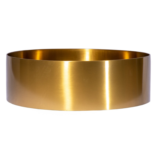 Eden Bath EB_SS001 Round 15-in Stainless Steel Vessel Sink with Drain