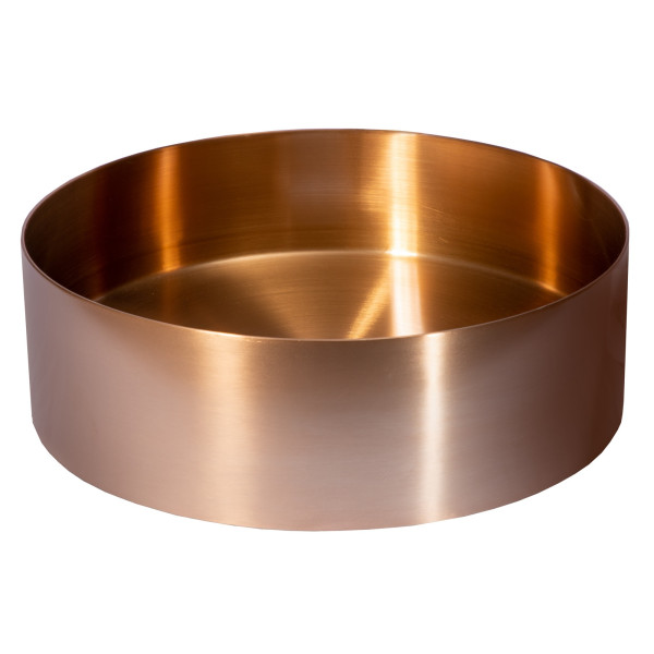 Eden Bath EB_SS001 Round 15-in Stainless Steel Vessel Sink with Drain