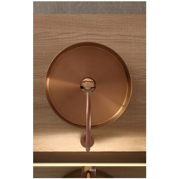 Eden Bath EB_SS001 Round 15-in Stainless Steel Vessel Sink with Drain