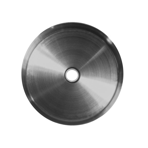 Eden Bath EB_SS001 Round 15-in Stainless Steel Vessel Sink with Drain