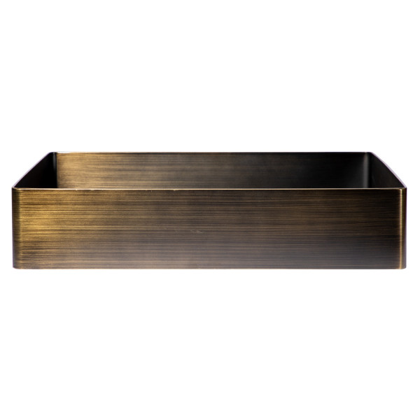 Eden Bath EB_SS002 Rectangular 18.9 x 14.6-in Stainless  Vessel Sink + Drain