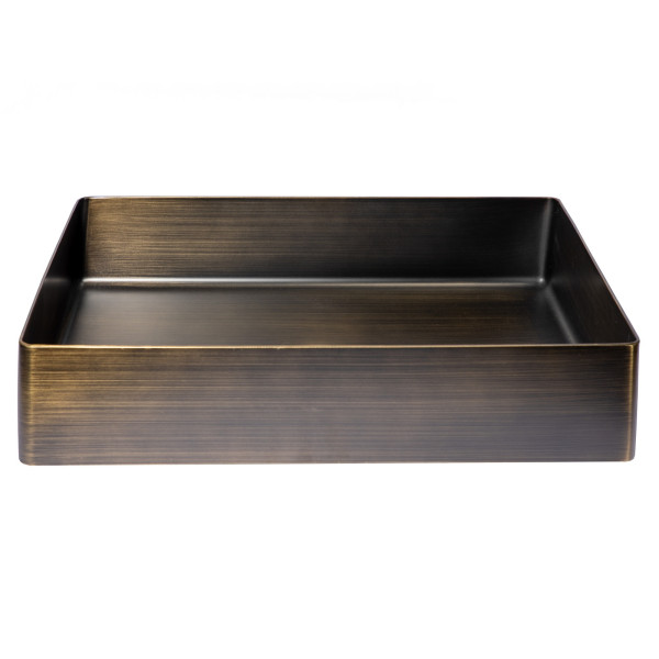 Eden Bath EB_SS002 Rectangular 18.9 x 14.6-in Stainless  Vessel Sink + Drain