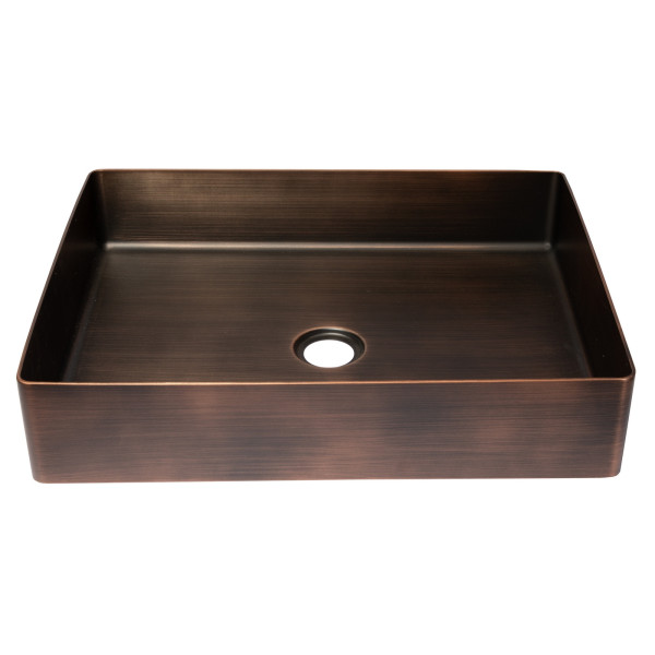 Eden Bath EB_SS002 Rectangular 18.9 x 14.6-in Stainless  Vessel Sink + Drain