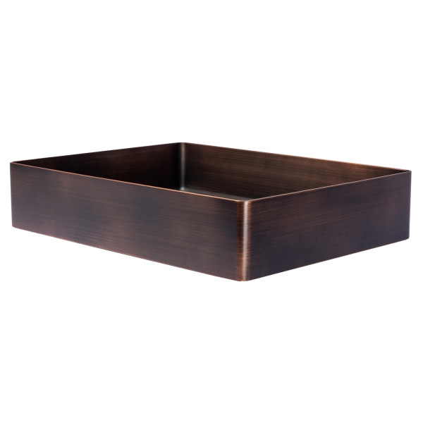 Eden Bath EB_SS002 Rectangular 18.9 x 14.6-in Stainless  Vessel Sink + Drain