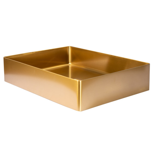 Eden Bath EB_SS002 Rectangular 18.9 x 14.6-in Stainless  Vessel Sink + Drain