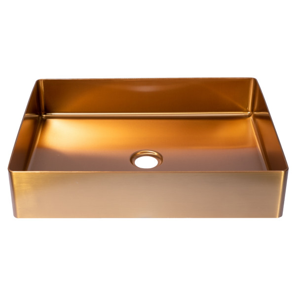 Eden Bath EB_SS002 Rectangular 18.9 x 14.6-in Stainless  Vessel Sink + Drain