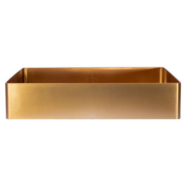 Eden Bath EB_SS002 Rectangular 18.9 x 14.6-in Stainless  Vessel Sink + Drain