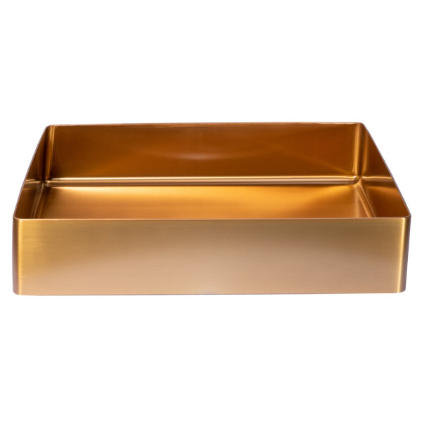 Eden Bath EB_SS002 Rectangular 18.9 x 14.6-in Stainless  Vessel Sink + Drain