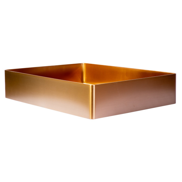 Eden Bath EB_SS002 Rectangular 18.9 x 14.6-in Stainless  Vessel Sink + Drain