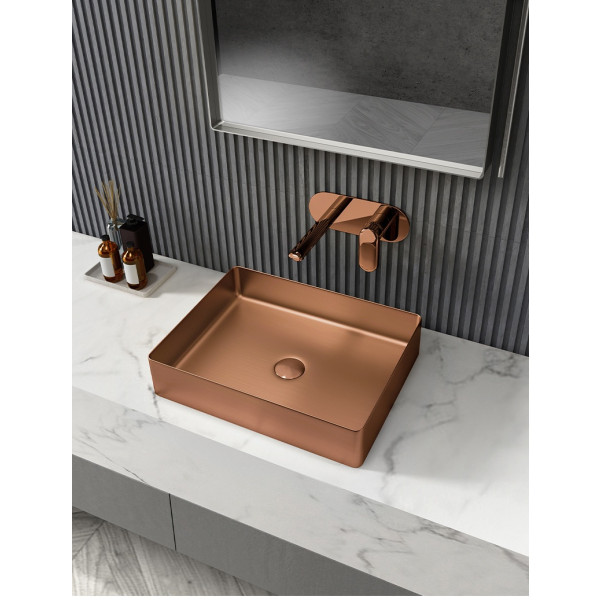 Eden Bath EB_SS002 Rectangular 18.9 x 14.6-in Stainless  Vessel Sink + Drain