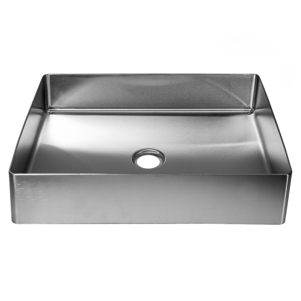 Eden Bath EB_SS002 Rectangular 18.9 x 14.6-in Stainless  Vessel Sink + Drain