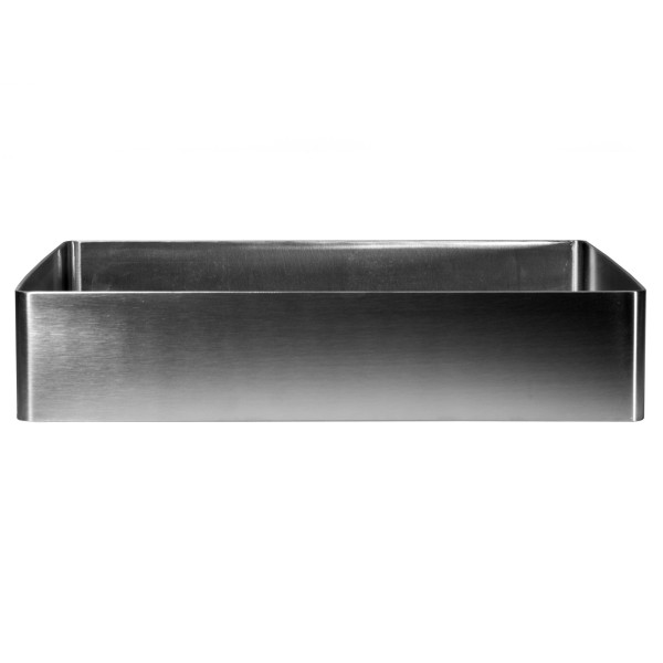 Eden Bath EB_SS002 Rectangular 18.9 x 14.6-in Stainless  Vessel Sink + Drain