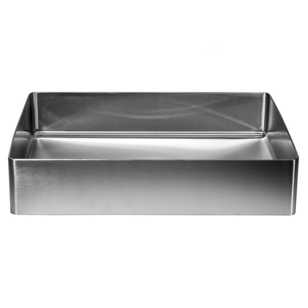 Eden Bath EB_SS002 Rectangular 18.9 x 14.6-in Stainless  Vessel Sink + Drain