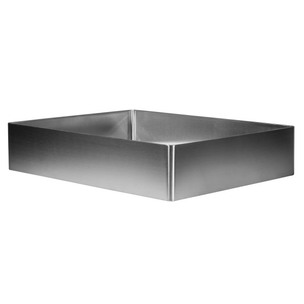 Eden Bath EB_SS002 Rectangular 18.9 x 14.6-in Stainless  Vessel Sink + Drain