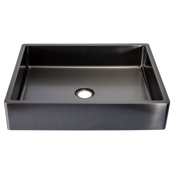 Eden Bath EB_SS004 Rectangular 18.7 x 15.75-in Vessel Sink with Rim with Drain