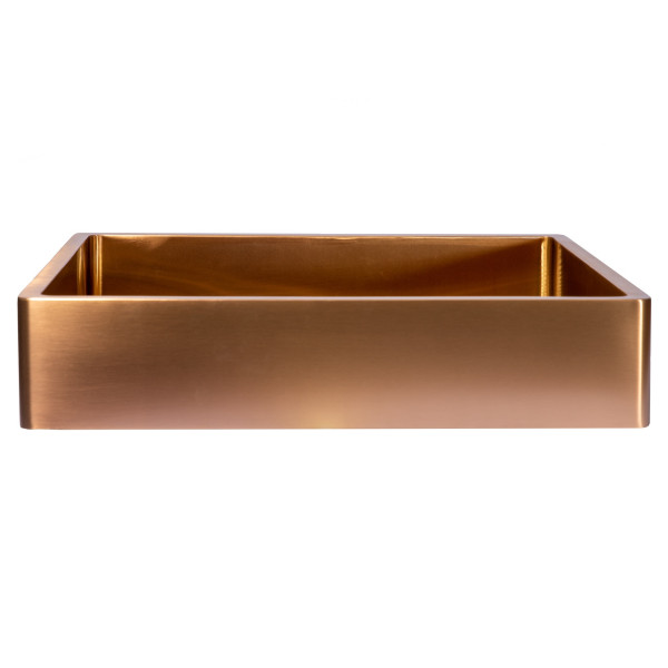 Eden Bath EB_SS004 Rectangular 18.7 x 15.75-in Vessel Sink with Rim with Drain