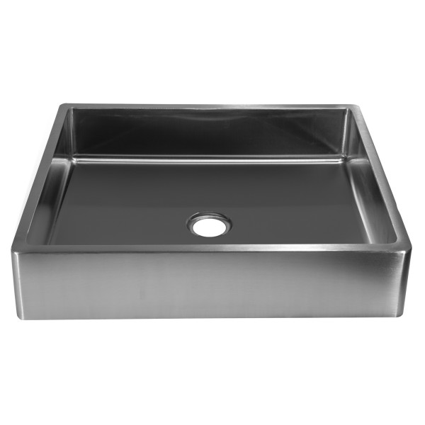 Eden Bath EB_SS004 Rectangular 18.7 x 15.75-in Vessel Sink with Rim with Drain