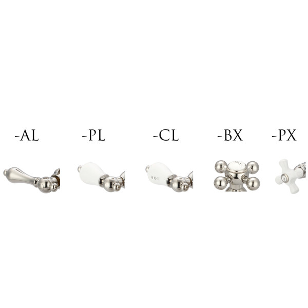 Water Creation F1-0002-..-BX Brass Deck Mounted Basin Cocks Lavatory Faucet