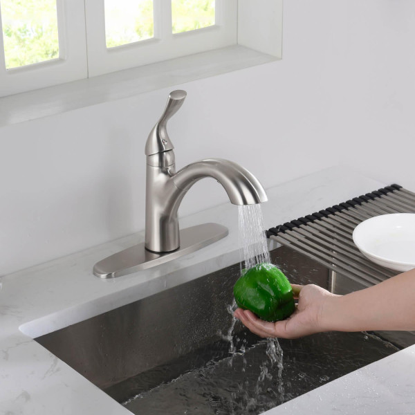 KIBI F103BN Single Handle Pull Down Kitchen Faucet